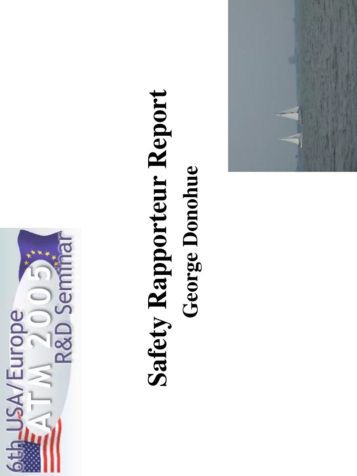 safety rapporteur report