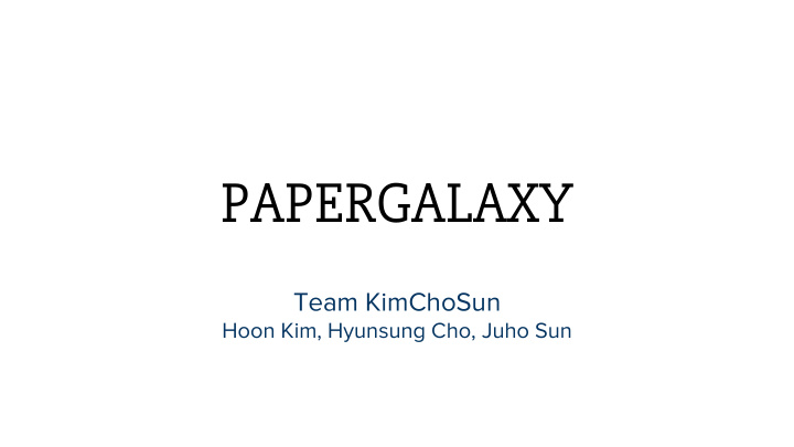 papergalaxy