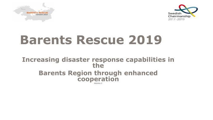 barents rescue 2019
