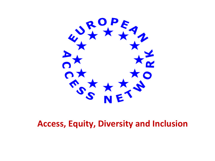 access equity diversity and inclusion founded in 1991
