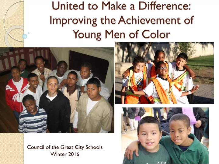 united to make a difference