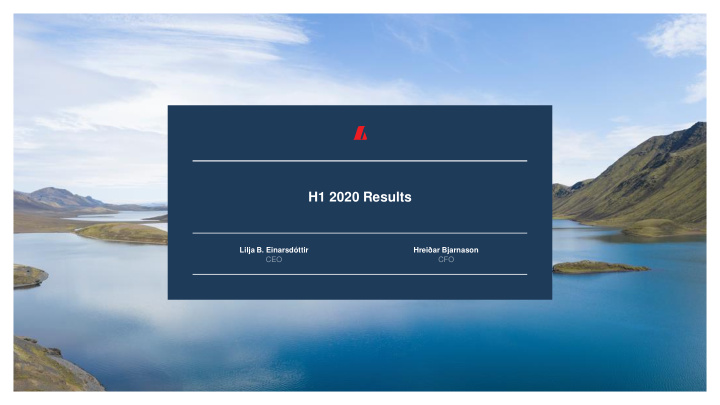 h1 2020 results