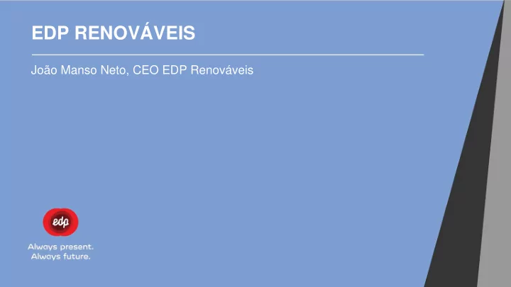 edp renov veis