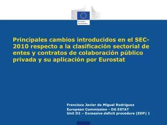 Principales cambios introducidos en el SEC-  2010 respecto a la clasificacin sectorial de  entes