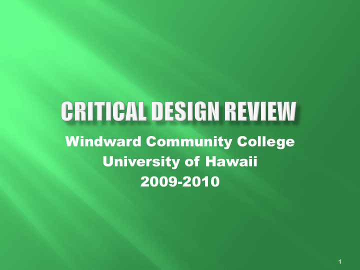 windward community college university of hawaii