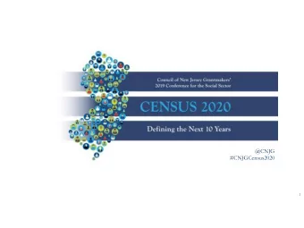 @CNJG  #CNJGCensus2020  1  Arturo Vargas  Chief Executive Officer  NALEO Educational Fund