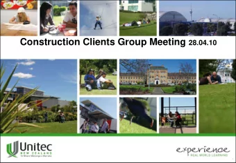 Unitec inspires people to discover and apply  their intellectual and creative potential and