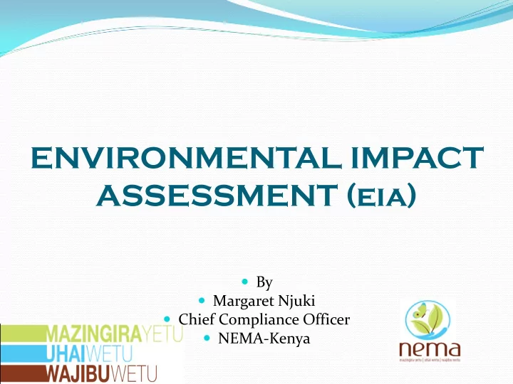 environmental impact assessment eia