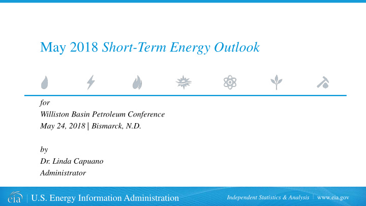may 2018 short term energy outlook