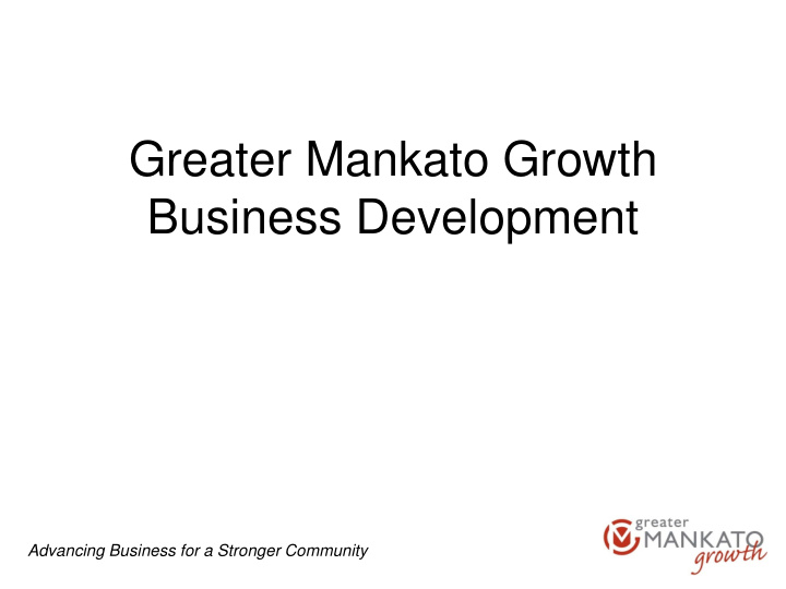 greater mankato growth business development