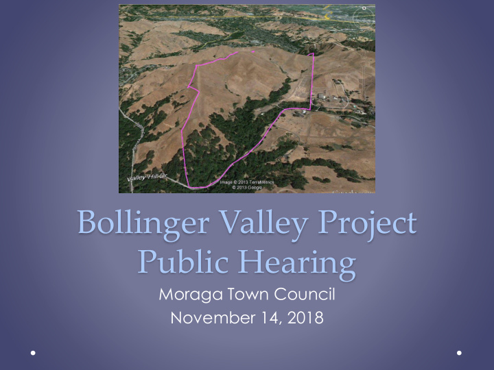 bollinger valley project