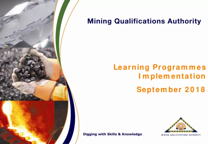 learning program m es i m plem entation septem ber 2 0 1