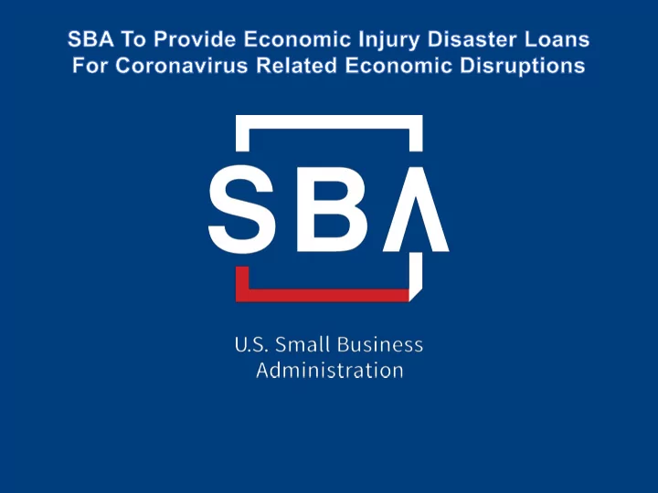 disaster loan application portal dlap