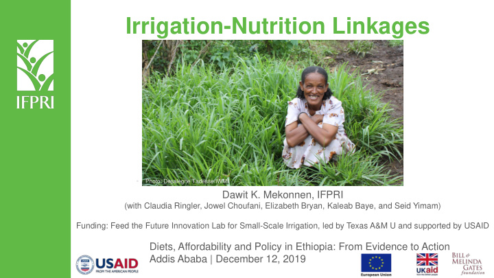 irrigation nutrition linkages