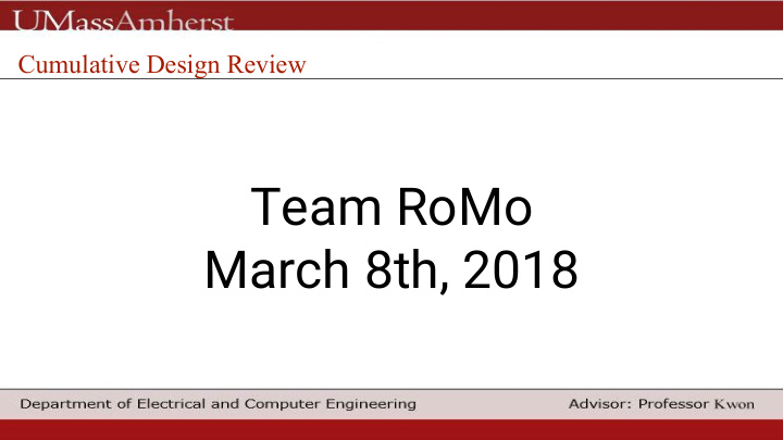 team romo march 8th 2018 team romo