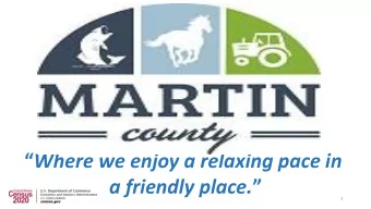 a friendly place.   1  2020 CENSUS  YOUR COMMUNITIES COUNT!  Atlanta Regional Office  Managing