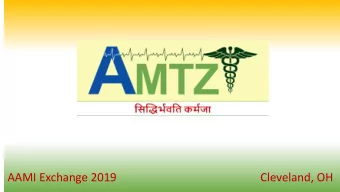 AAMI Exchange 2019  Cleveland, OH  Partners  Education  Skills  Experience  Background v A