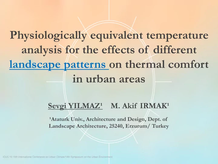 analysis for the effects of different