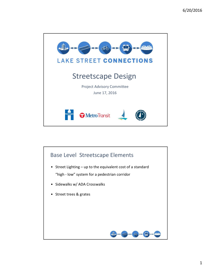 streetscape design