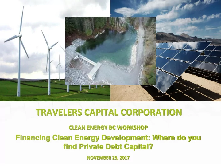 travelers capital corporation