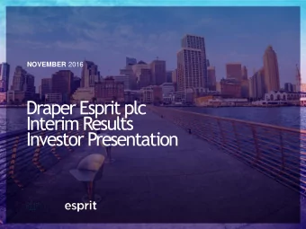 Interim Results  Investor Presentation  Contents  Company Overview  Company Strategy  Post IPO