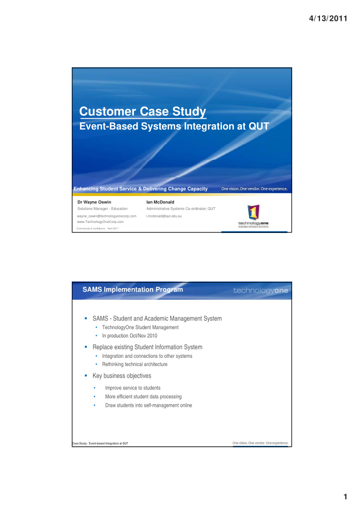customer case study