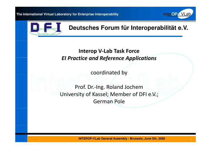deutsches forum f r interoperabilit t e v interop v lab