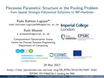 Piecewise Parametric Structure in the Pooling Problem  - from Sparse Strongly-Polynomial Solutions