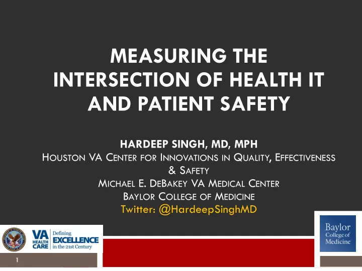 intersection of health it