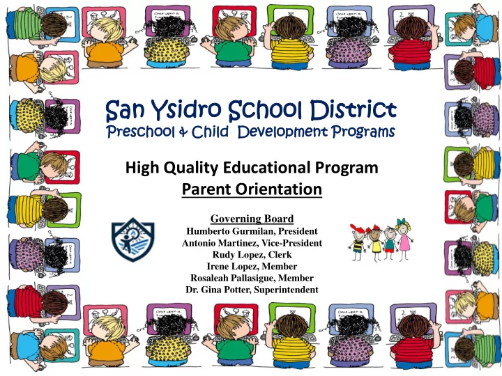 san n ys ysidro dro sch0ol ch0ol di district rict