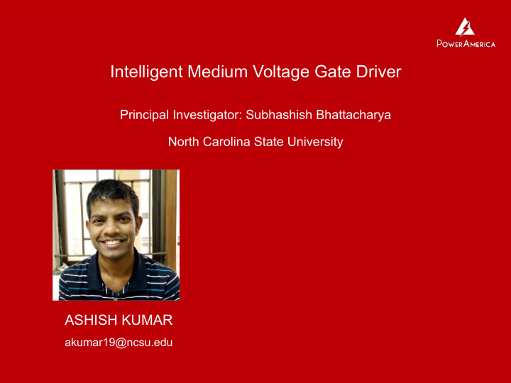 intelligent medium voltage gate driver