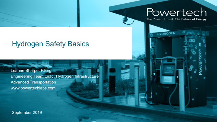 hydrogen safety basics
