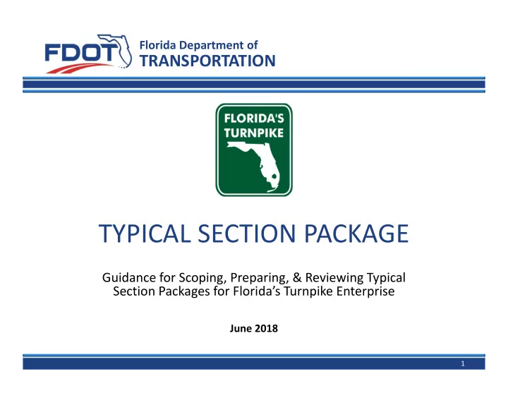 typical section package