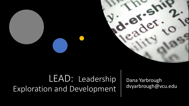 do we mean by leadership is leadership development