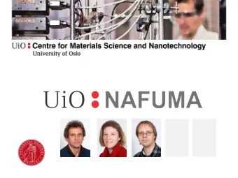 Struktur - egenskapsrelasjoner  MIT  Syntese  AFM         P  CDW  Egenskaper  Struktur