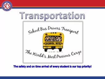 Campus Transportation Procedure  Designated Bus Lineup and Loading Area (GenEd area should be