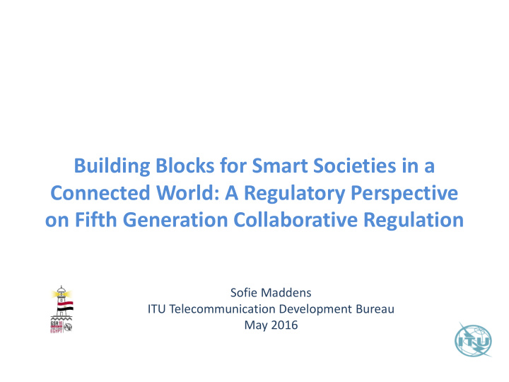 building blocks for smart societies in a