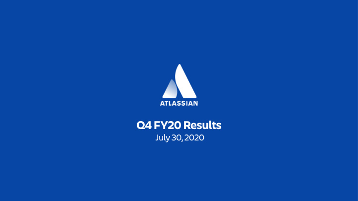 q4 fy20 results