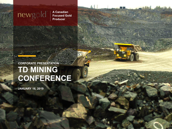td mining conference