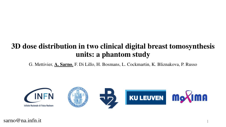 3d dose distribution in two clinical digital breast