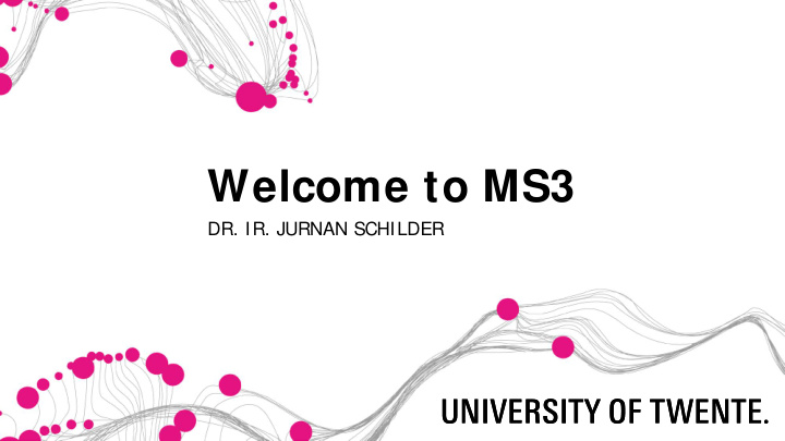 welcome to ms3