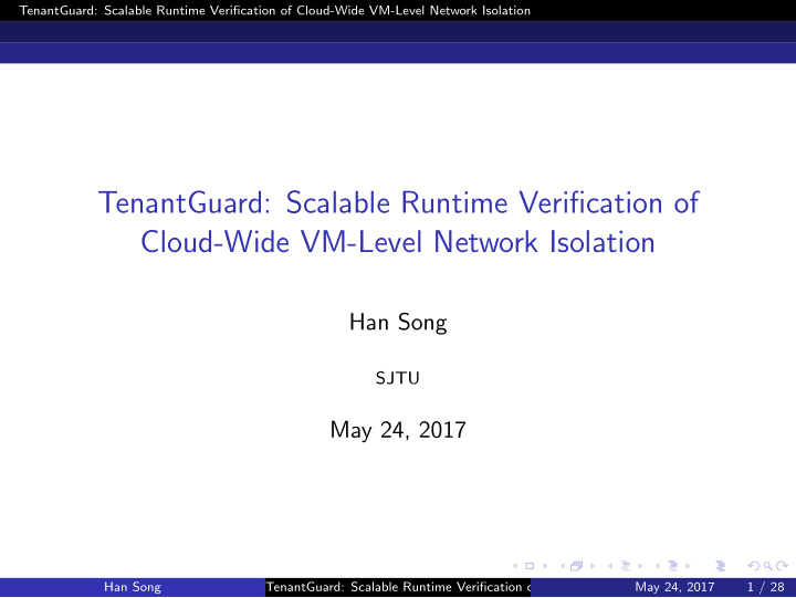 tenantguard scalable runtime verification of cloud wide