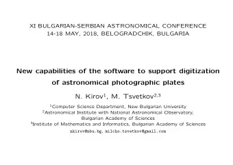 New capabilities of the software to support digitization  of astronomical photographic plates N.