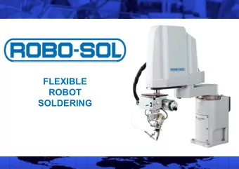 FLEXIBLE  ROBOT  SOLDERING  Locations  Locations  Ireland  Czech  Slovakia  Hungary  Ukraine