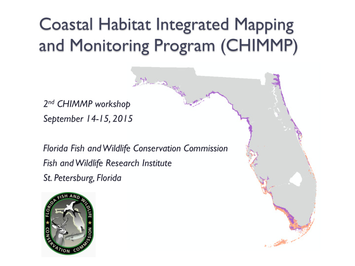 coastal habitat integrated mapping and monitoring program