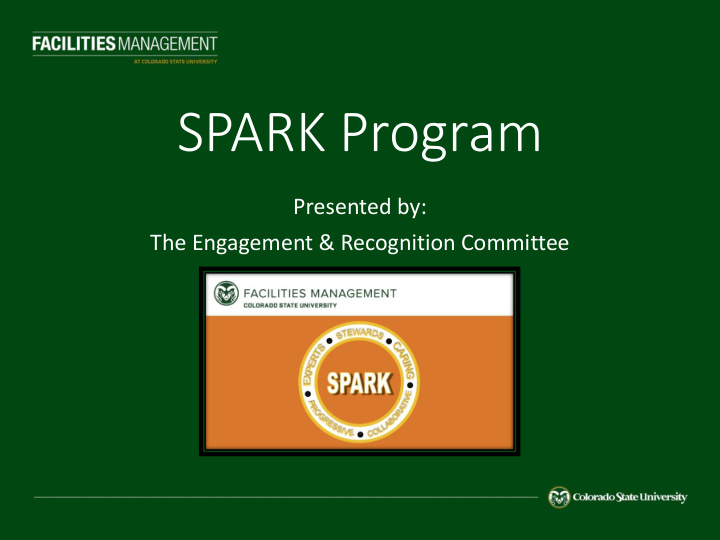 spark program
