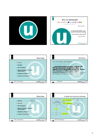 1  A partial ontology for soil investigation  Overview  Administrative  Administrative