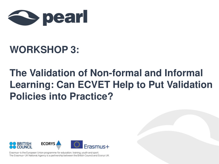 learning can ecvet help to put validation