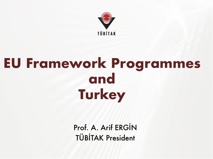 eu framework programmes and turkey