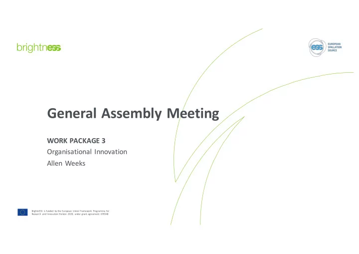 general assembly meeting